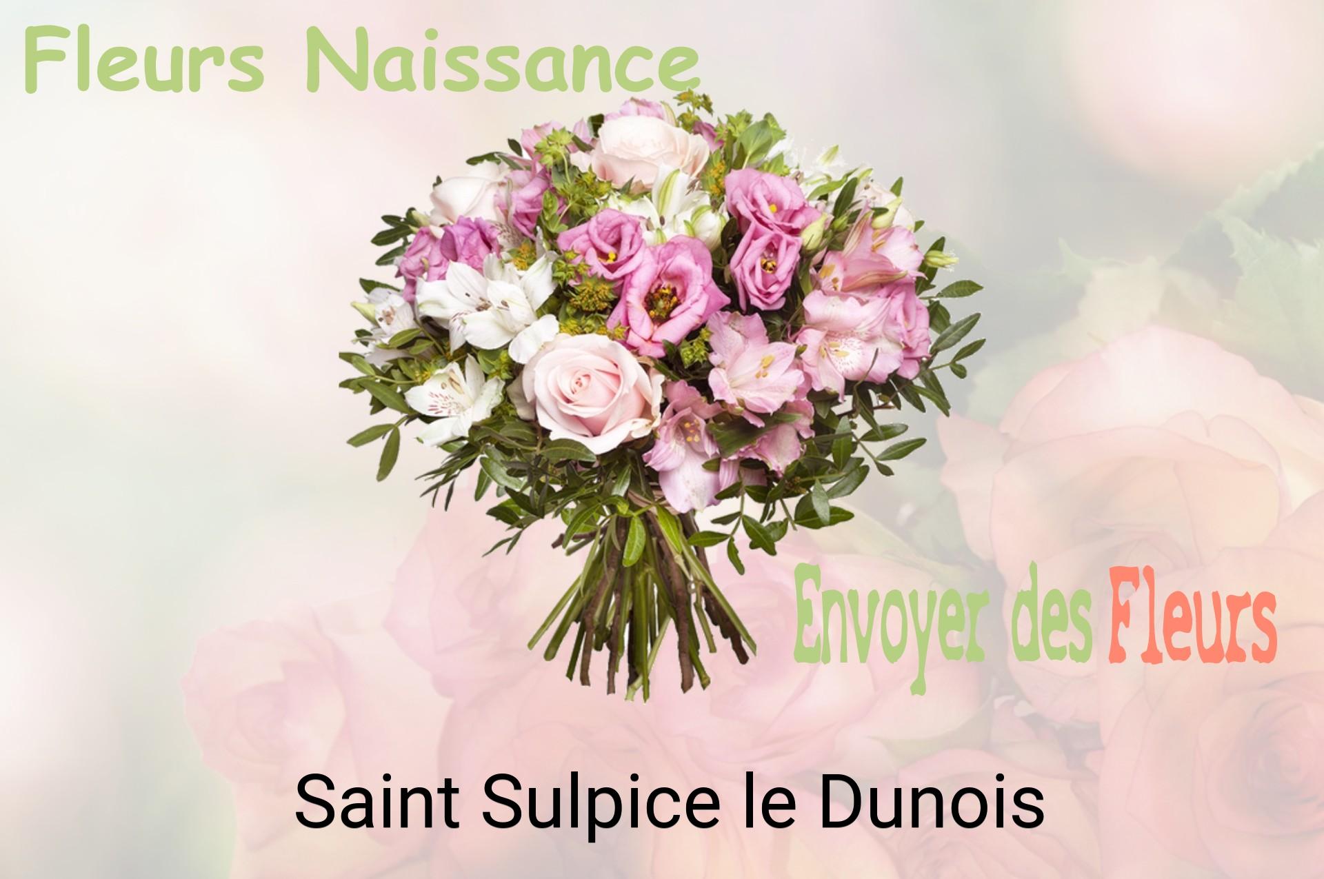 Bouquet de fleurs de naissance livré à Saint-Sulpice-le-Dunois