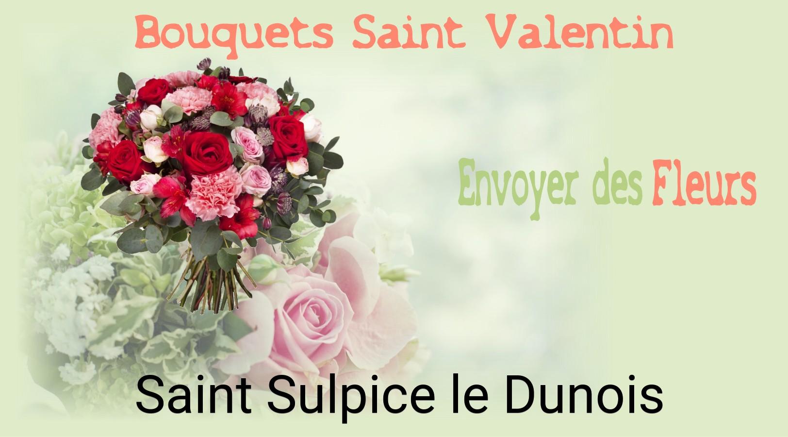 Roses de Saint-Valentin livrées à Saint-Sulpice-le-Dunois